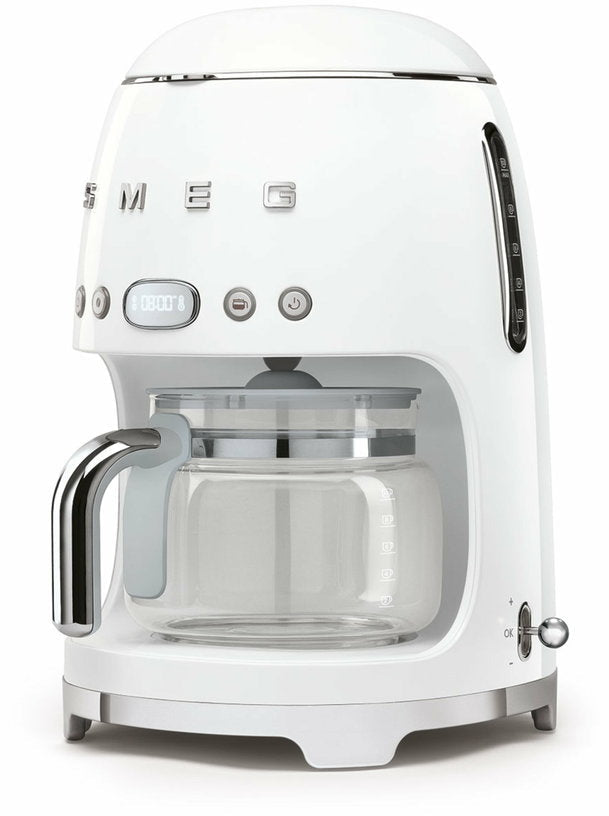 Machine à café Filtre blanc 1,4 L Années 50 - Smeg - The Cool Republic