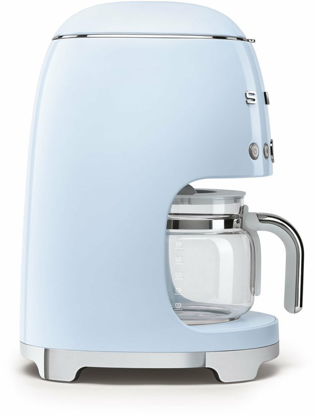 Machine à café Filtre bleu azur 1,4 L Années 50 - Smeg - The Cool Republic