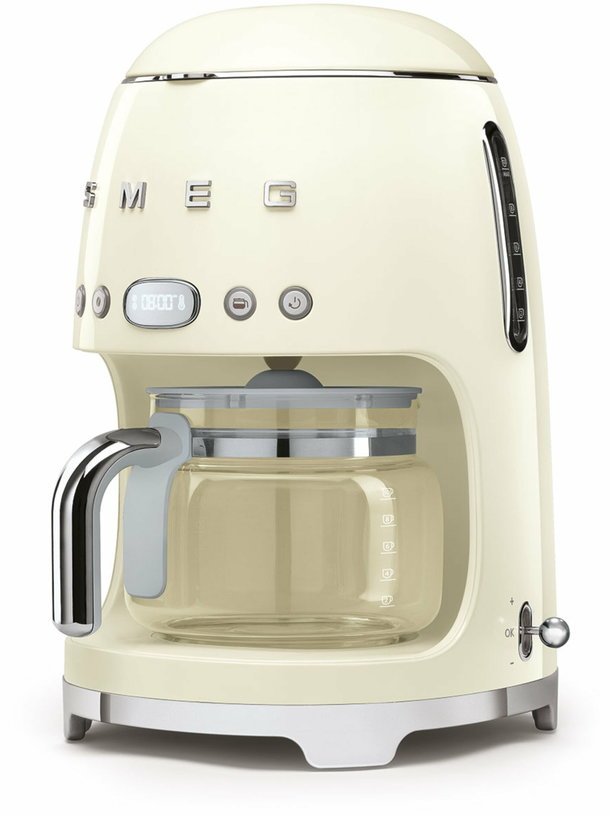 Machine à café Filtre crème 1,4 L Années 50 - Smeg - The Cool Republic