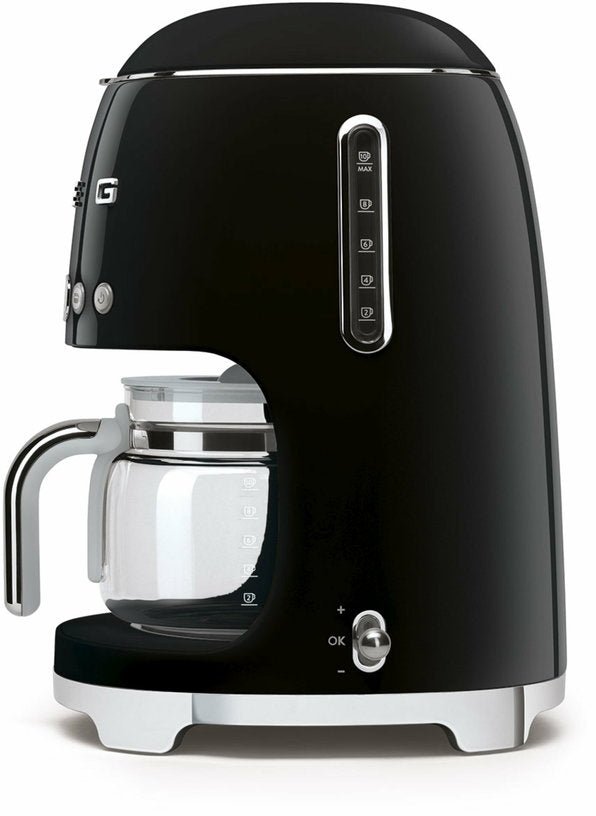 Machine à café Filtre noire 1,4 L Années 50 - Smeg - The Cool Republic