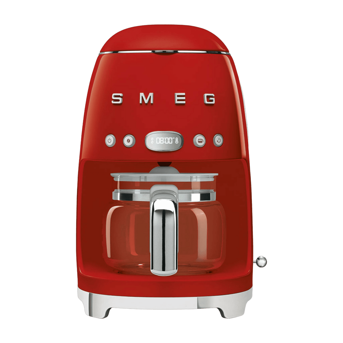 Machine à café Filtre rouge 1.4 L Années 50 - Smeg - The Cool Republic