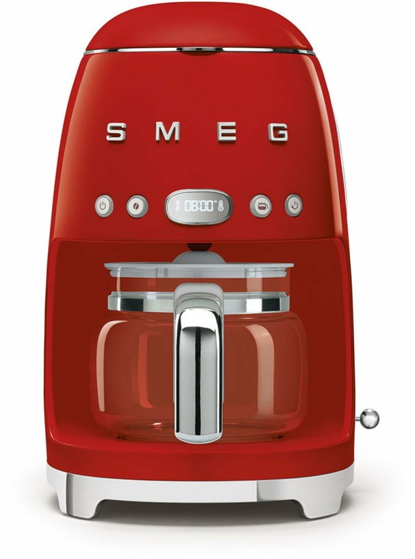 Machine à café Filtre rouge 1.4 L Années 50 - Smeg - The Cool Republic