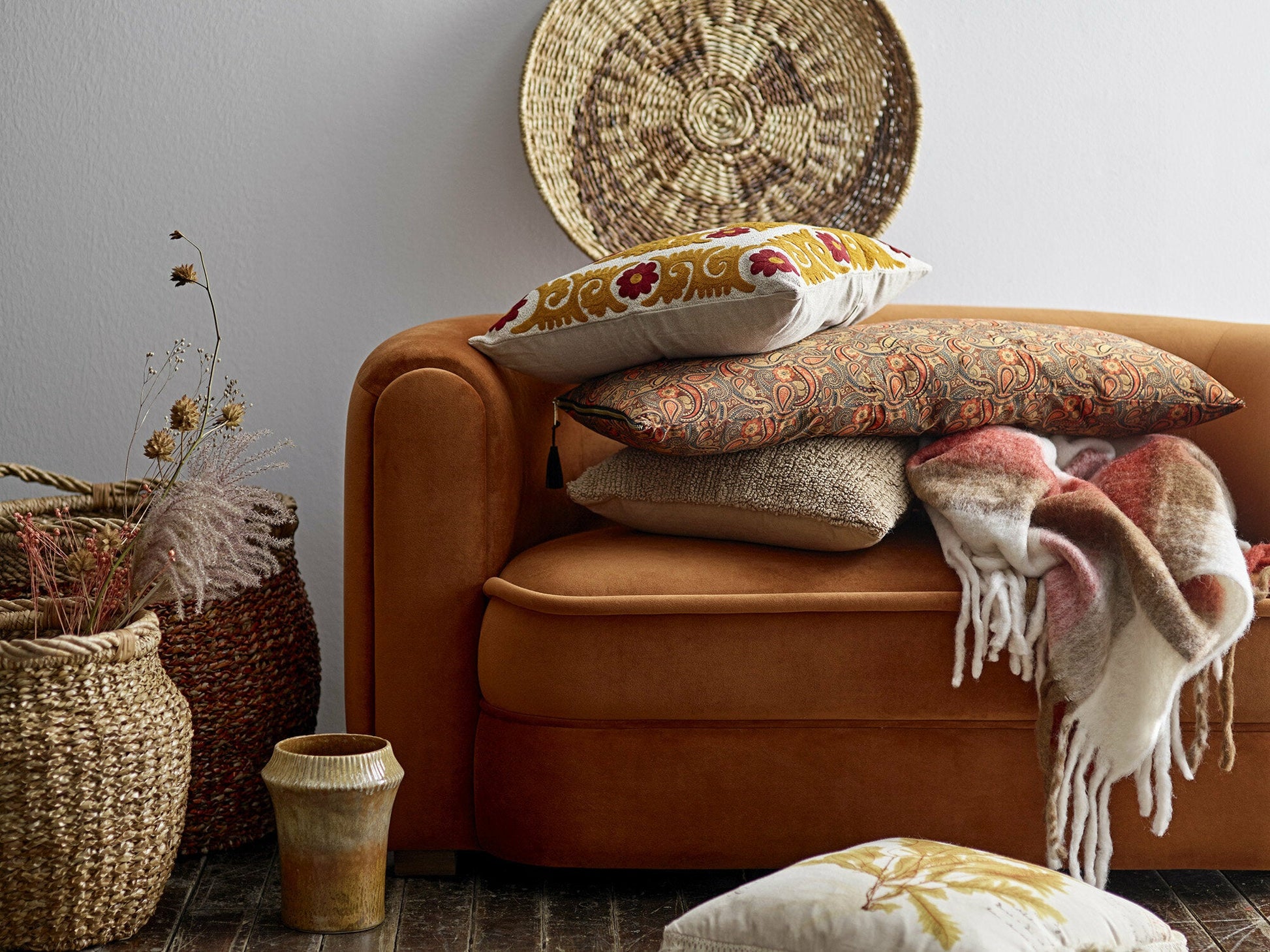 Malala Canapé Marron Polyester - Bloomingville - The Cool Republic