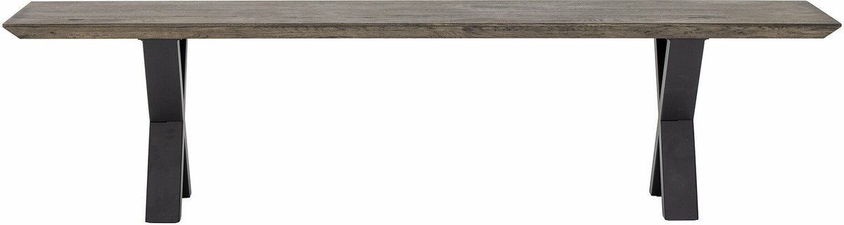 Maldon Bench Brown 100% Oak - Bloomingville - The Cool Republic