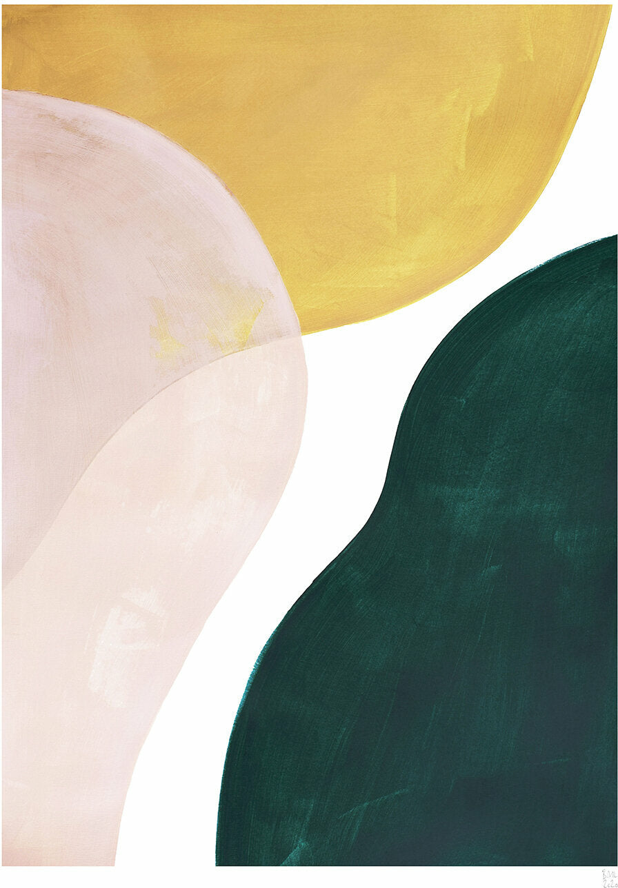 Póster Berit Mogensen López Rosa Transparente 30 x 40 cm - The Poster Club