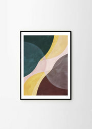 Affiche Berit Mogensen Lopez Yellow Flow 50 x 70 cm - The Poster Club