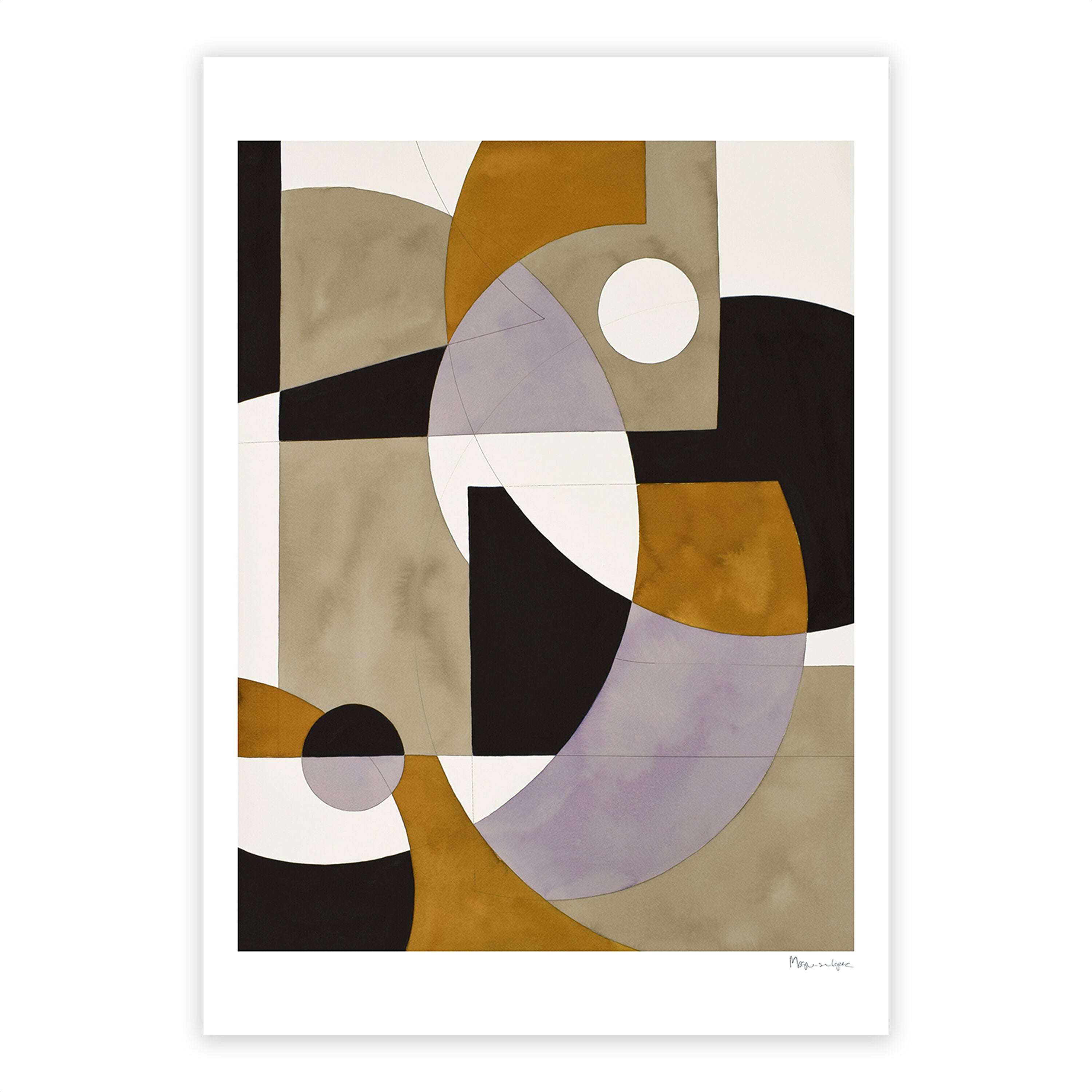 ملصق Berit Mogensen Lopez Composition 02 50 x 70 سم - The Poster Club
