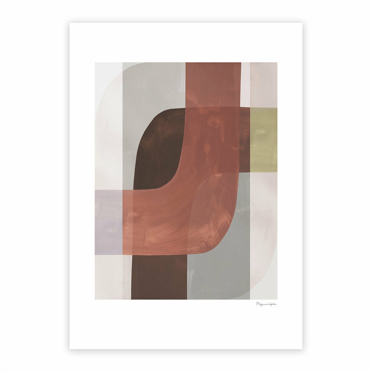 Poster Berit Mogensen Lopez Flow 50 x 70 cm - The Poster Club