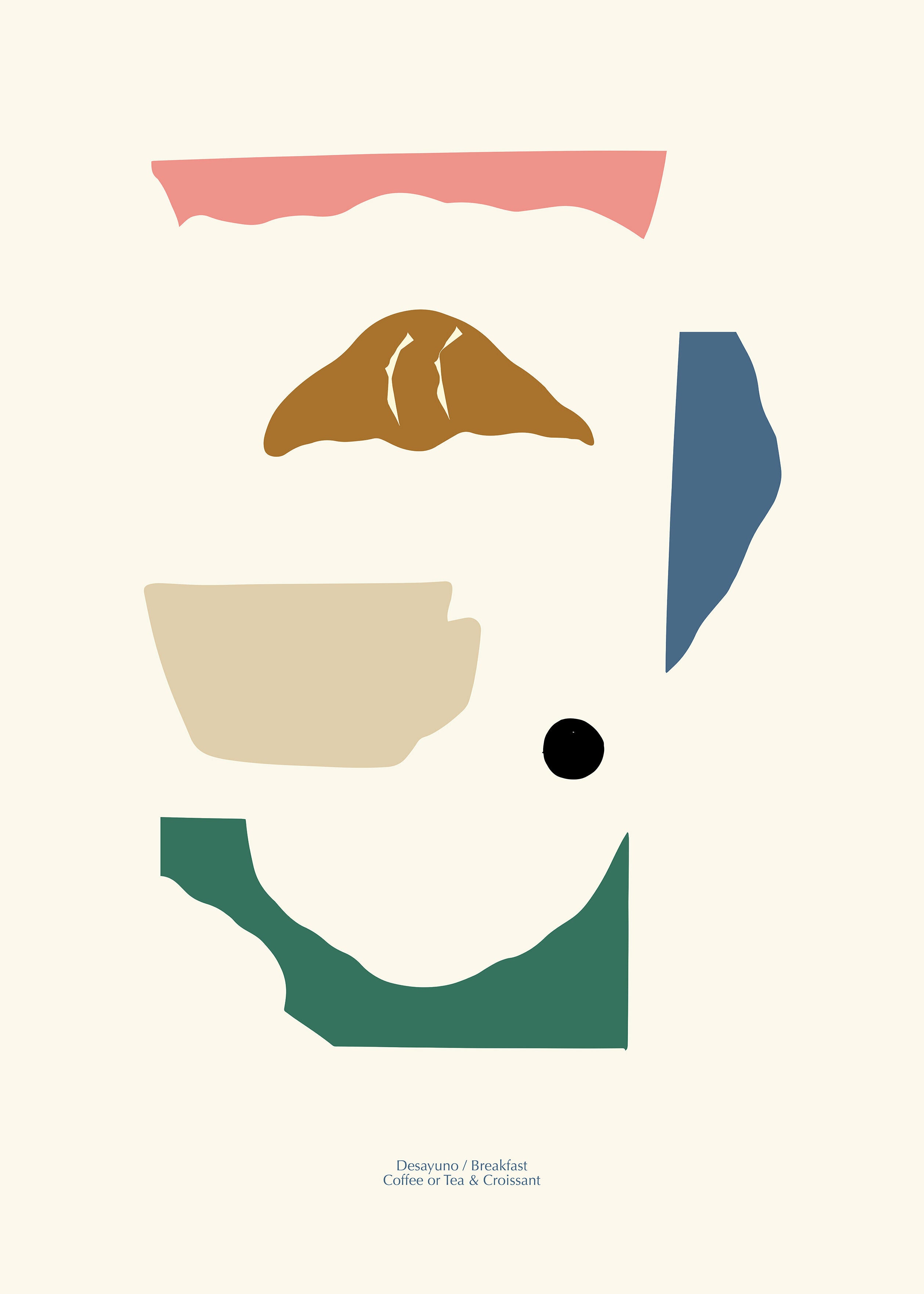 Poster 50 x 70 cm Desayuno - The Poster Club