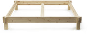 Pinewood bed frame 200 x 180 cm Notch - Normann Copenhagen