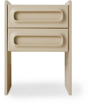 Table de nuit en bois crème Space - HKliving