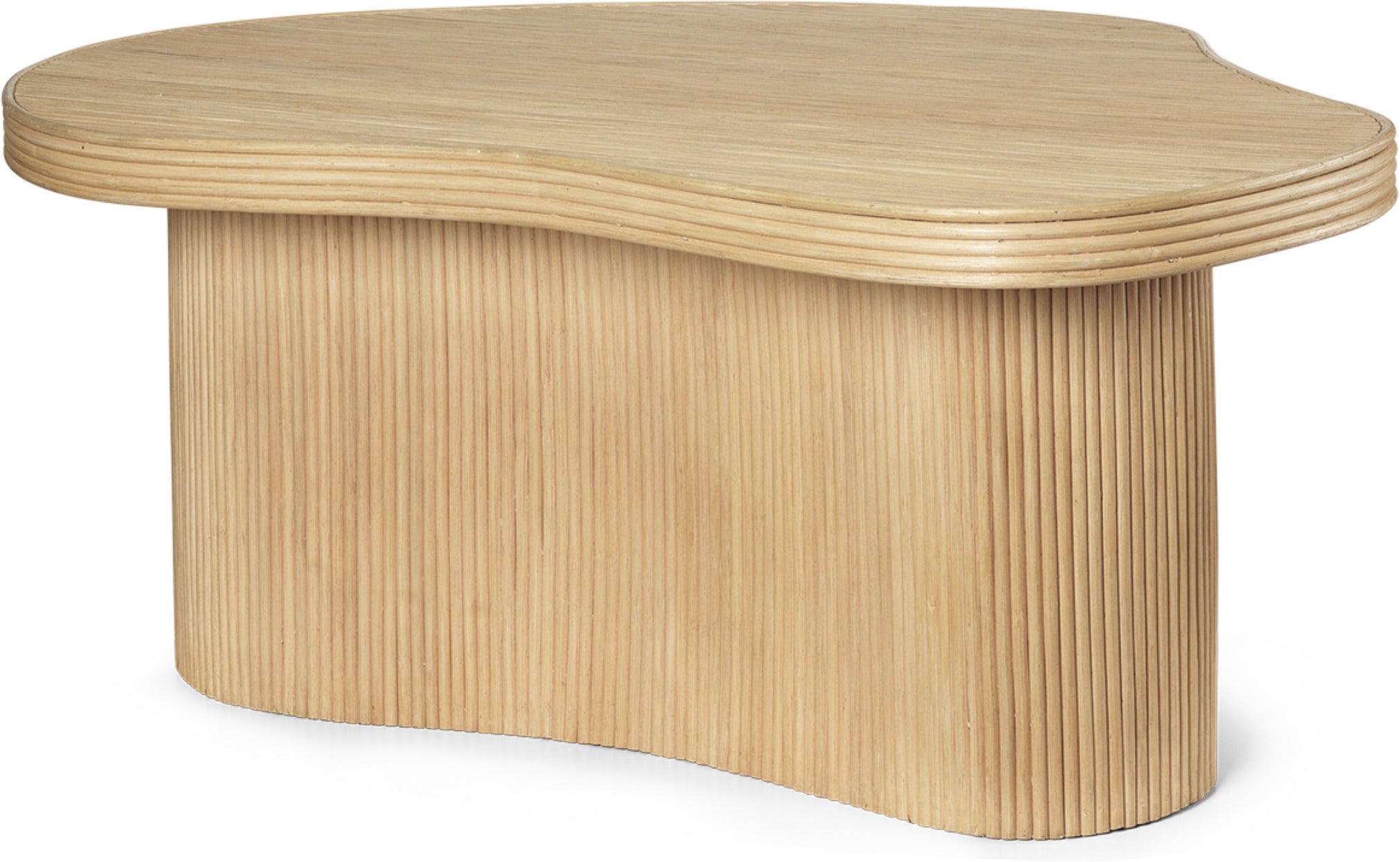 Table basse organique en rotin Isola - Ferm living