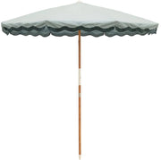 Parasol rond en tissu vert Rivie Green 200cm Amalfi - Business & Pleasure