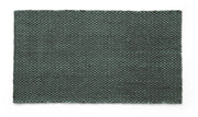 à la Alfombra rectangular de lana tejida esmeralda 95x52cm Moiré - Hay