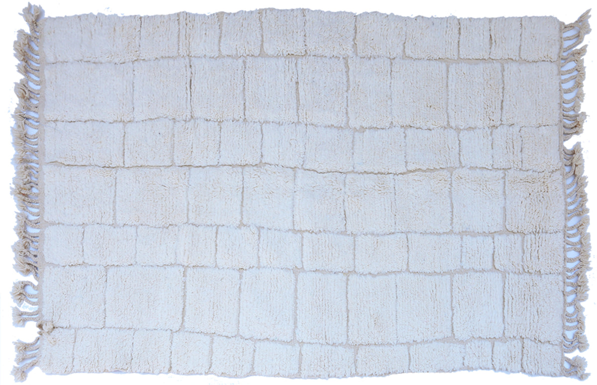 Alfombra bereber en lana de oveja multicolor 250 x 150 cm 48 - THEM