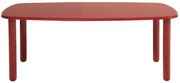 Table à manger en mdf rouge 180cm Tottorino - Driade