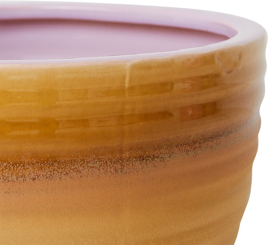 Maceta de gres caramelo - HKLIVING