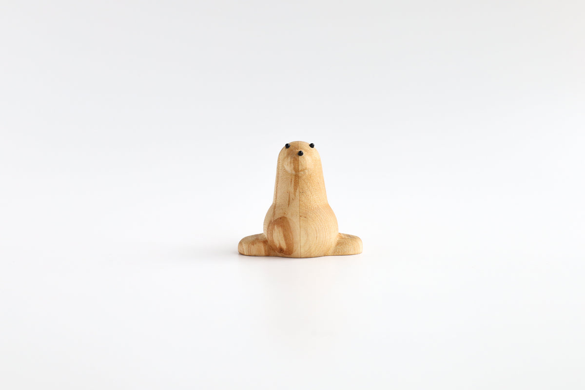 Figur aus Naturbirkenholz Seehund I Piccolini - EMKO