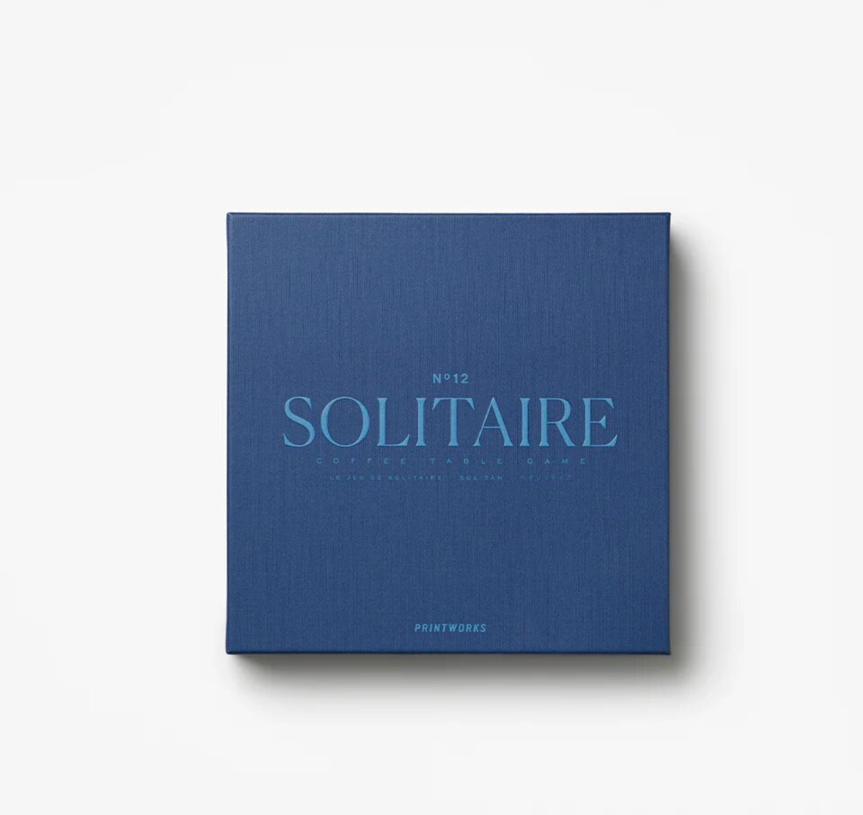 Jeux du solitaire en bois et céramique 25x4cm - Printworks