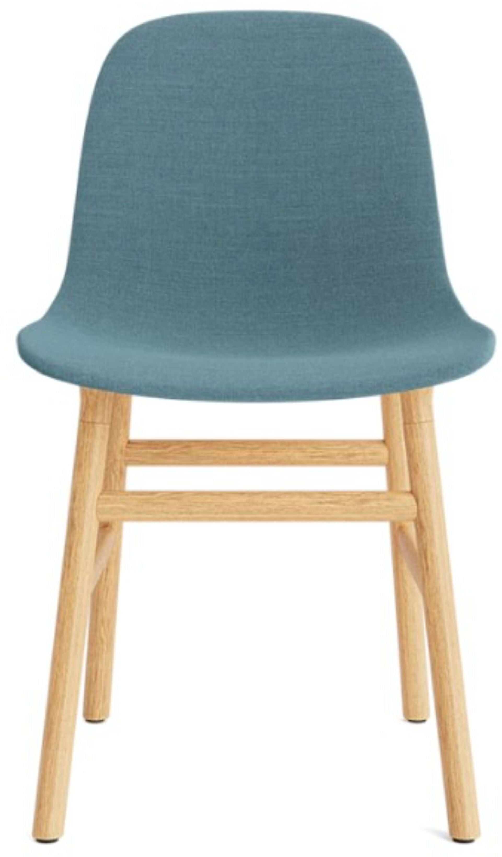 كرسي من خشب البلوط والقماش الأزرق 52x48x80 سم Form - Normann Copenhagen