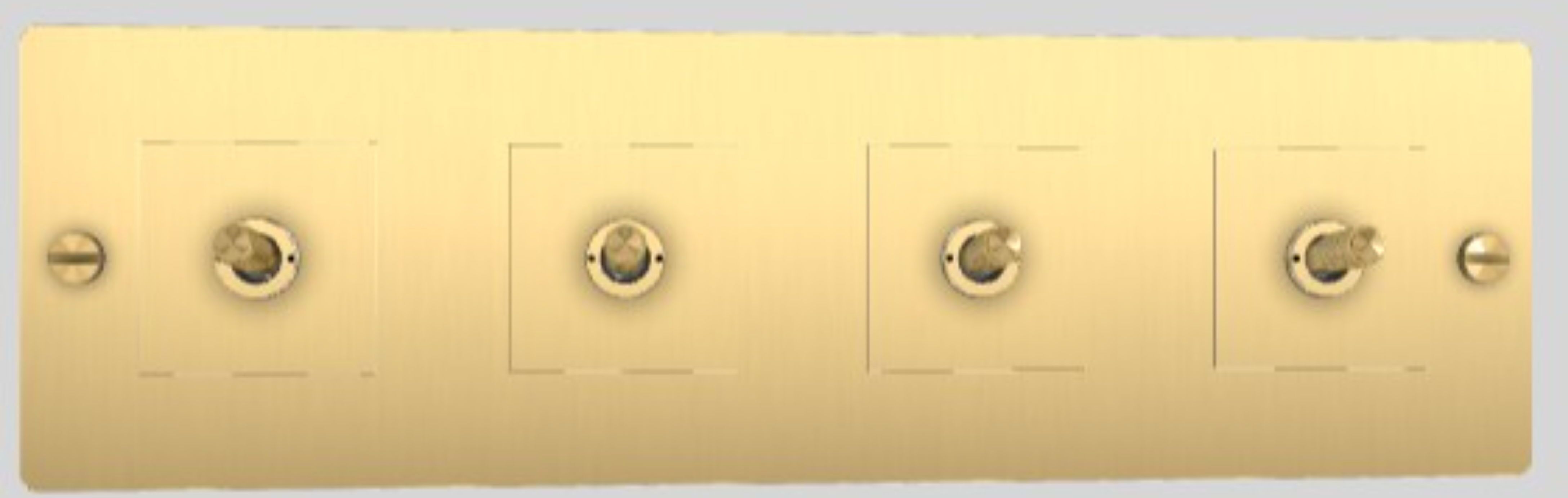 Socket 4G gold simple switch - Buster & Punch
