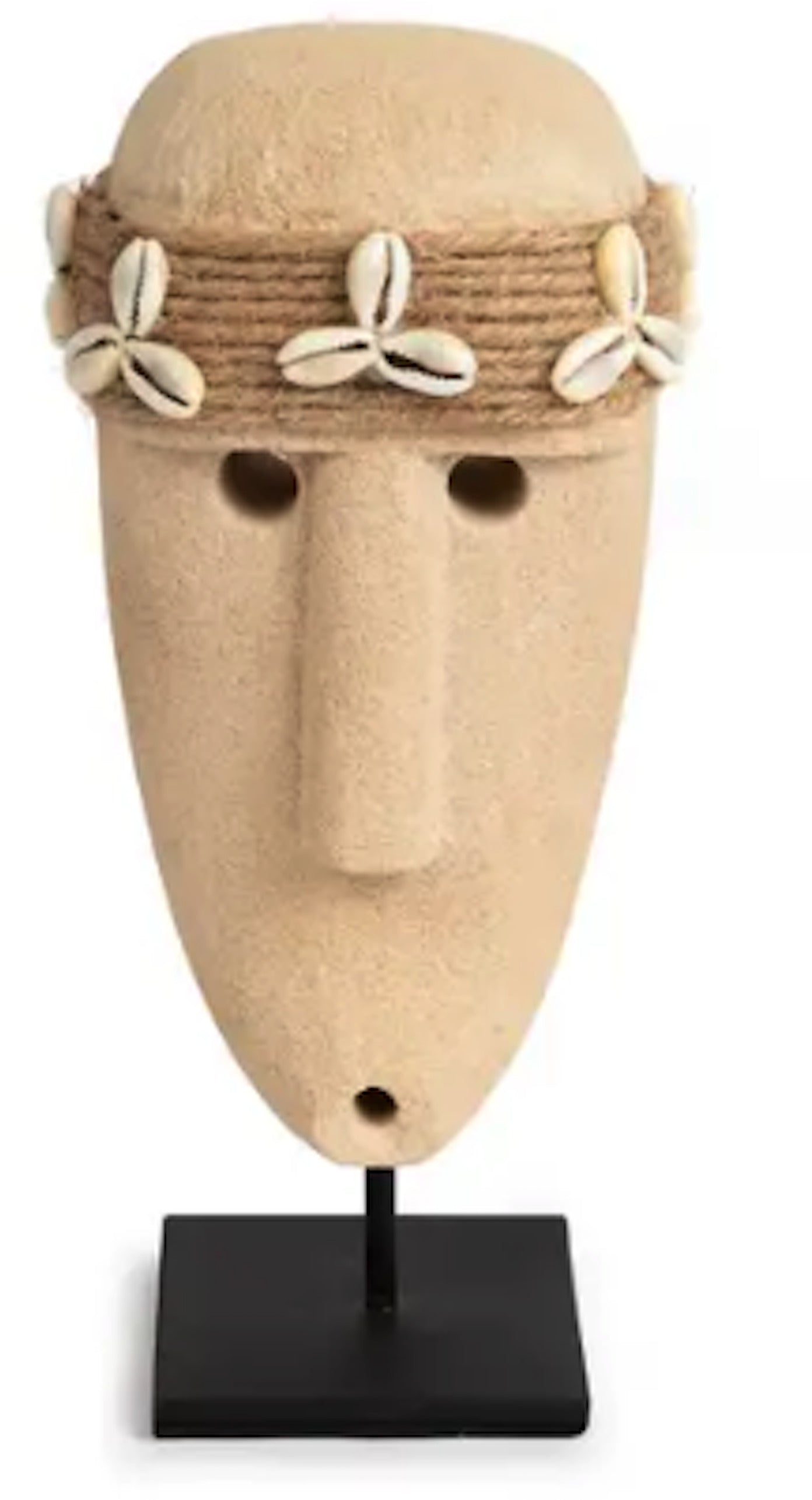 Estatuilla de piedra beige La pierre de sumba - Bazar Bizar