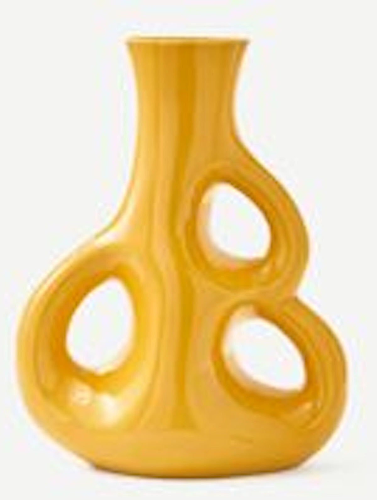 Jarrón en Gres Esmaltado Amarillo 50,5cm Three Ears - Pols potten