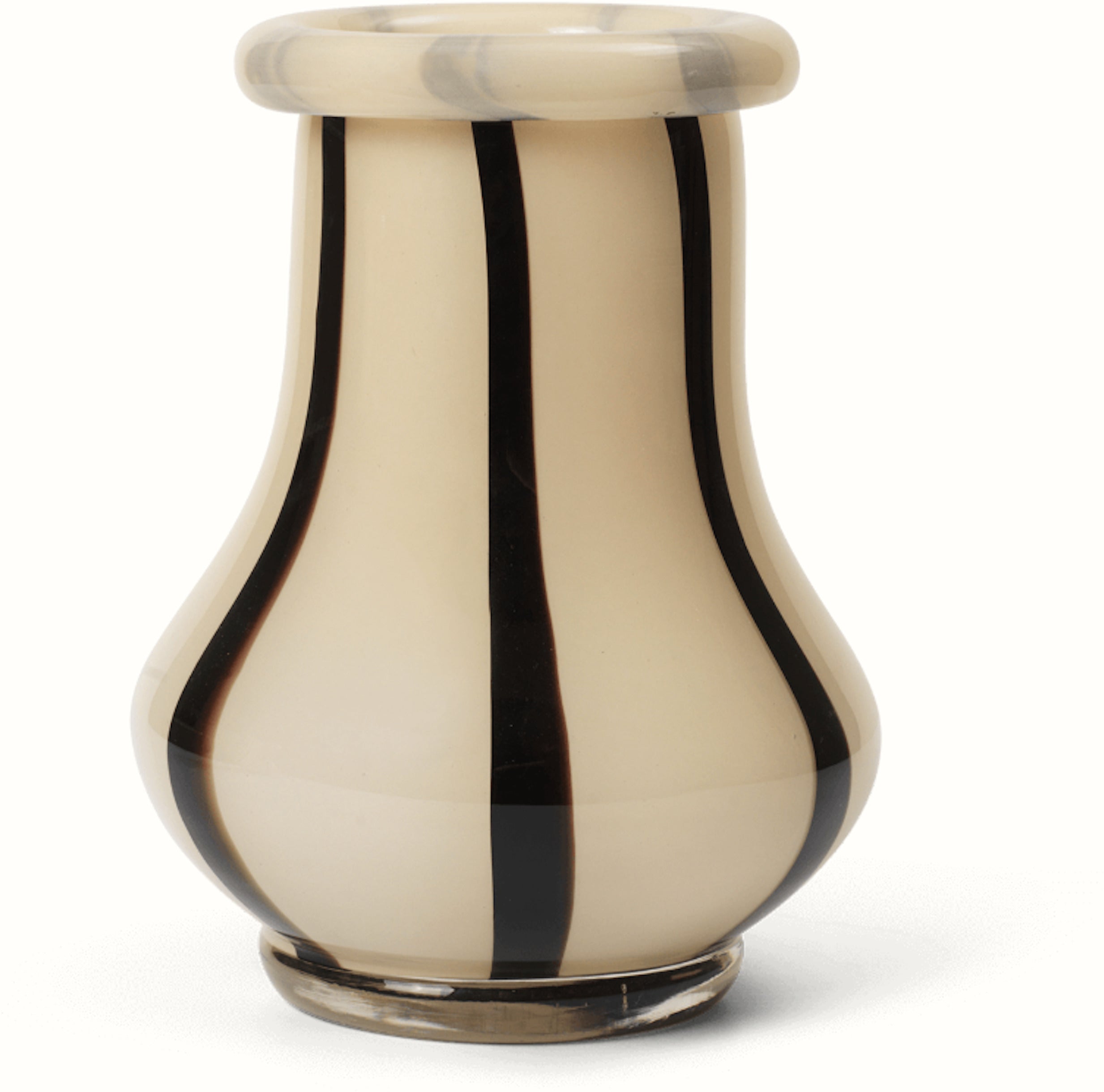 Riban Vase - H19 - Cream
