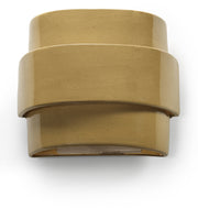Ocher jame yellow stoneware wall lamp - Serax