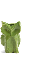 Jarrón búho de gres verde 12cm Après Minuit - Serax