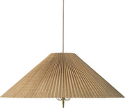 Lámpara colgante de latón y bambú 90 x 30 cm Modelo 1972 - Gubi