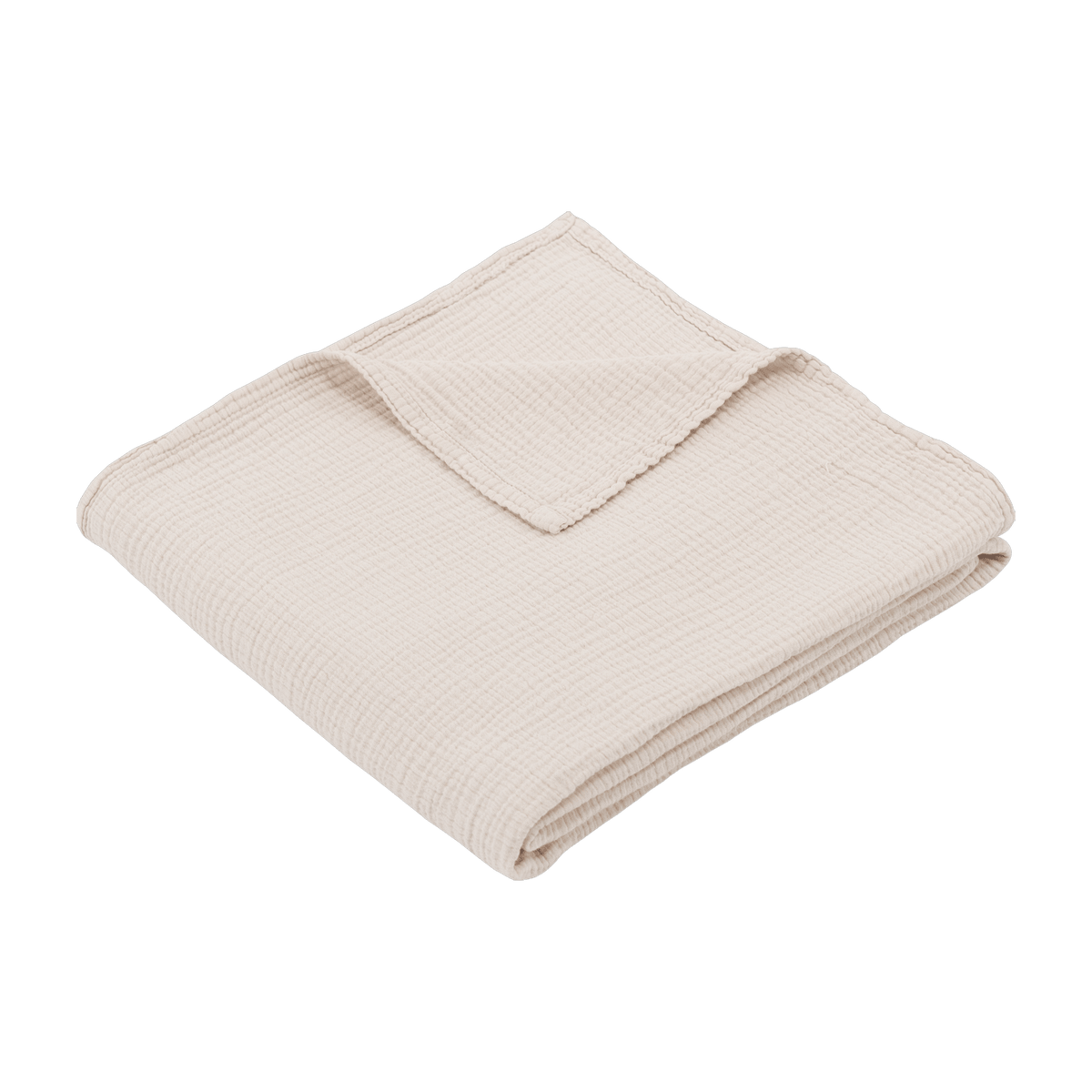 Maxi-lange en gaze de coton 120 x 120 cm beige avoine Les Petits - The Cool Republic - The Cool Republic