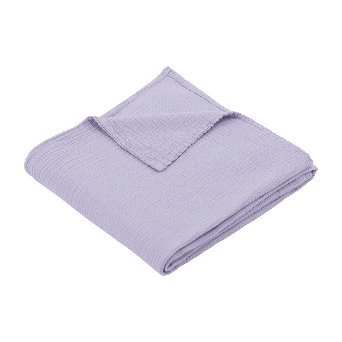 Maxi-lange en gaze de coton 120 x 120 cm lavande Les Petits - The Cool Republic - The Cool Republic