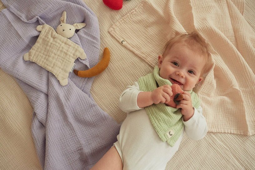 Maxi - lange en gaze de coton 120 x 120 cm lavande Les Petits - The Cool Republic - The Cool Republic