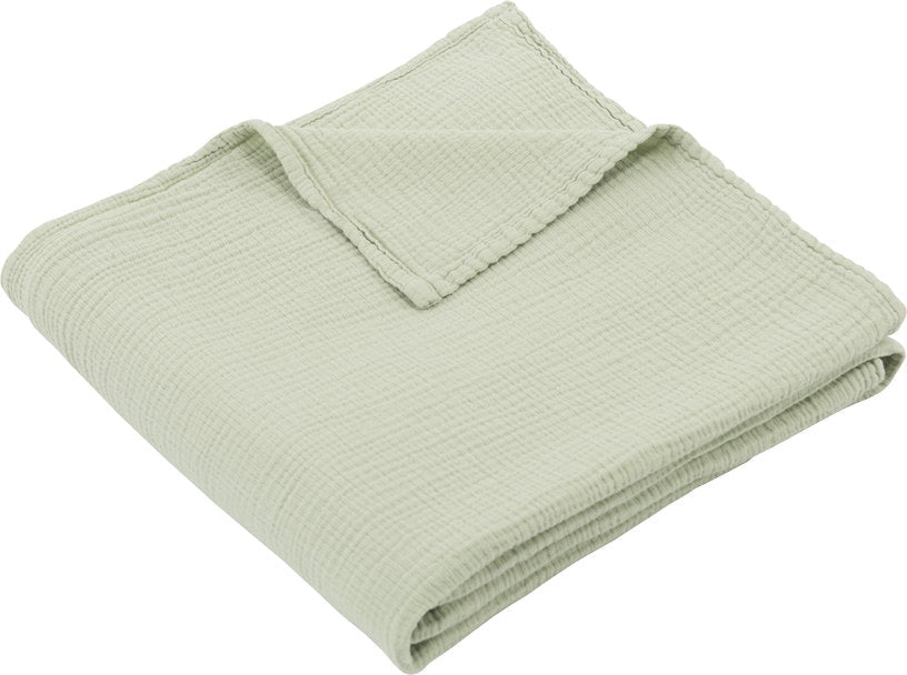 Maxi - lange en gaze de coton 120 x 120 cm vert amande Les Petits - The Cool Republic - The Cool Republic