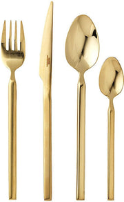 Ménagère de couverts en inox doré Tvis - Broste Copenhagen - The Cool Republic