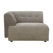 Méridienne d'angle gauche beige Vint - HKliving - The Cool Republic
