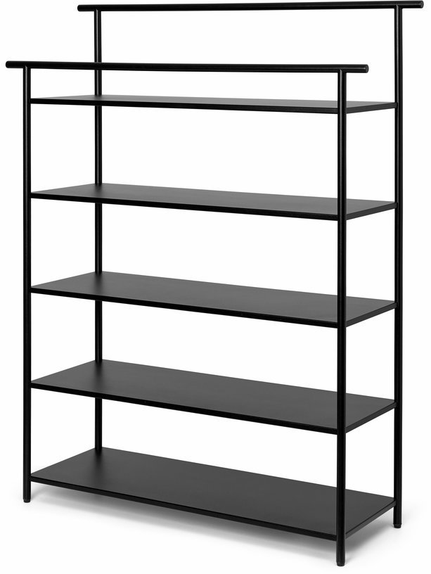 Meuble à chaussures en fer noir 105,8 x 82 cm Dora - Ferm living - The Cool Republic