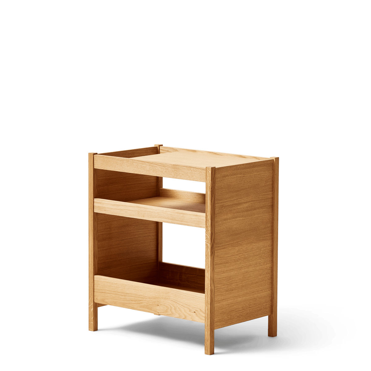 Meuble d'appoint de rangement en chêne 58x38x66cm - Form&Refine - The Cool Republic