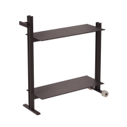 Meuble d'appoint en aluminium marron 24x74,5x77,5cm Museum trolley - String Furniture - The Cool Republic