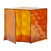 Meuble de rangement avec porte en polyméthacrylate fumé 40 x 41 cm Optic - Kartell - The Cool Republic
