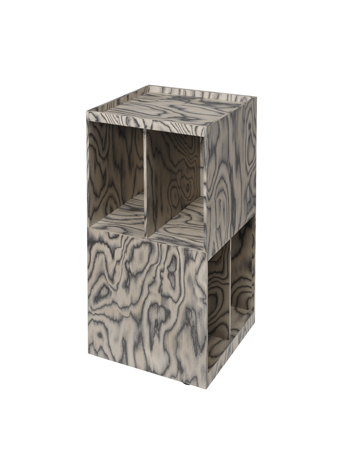 Meuble de rangement en pin gris vernis 35 x 35 x 81 cm Cabri - Ferm Living - The Cool Republic