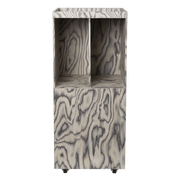 Meuble de rangement en pin gris vernis 35 x 35 x 81 cm Cabri - Ferm Living - The Cool Republic