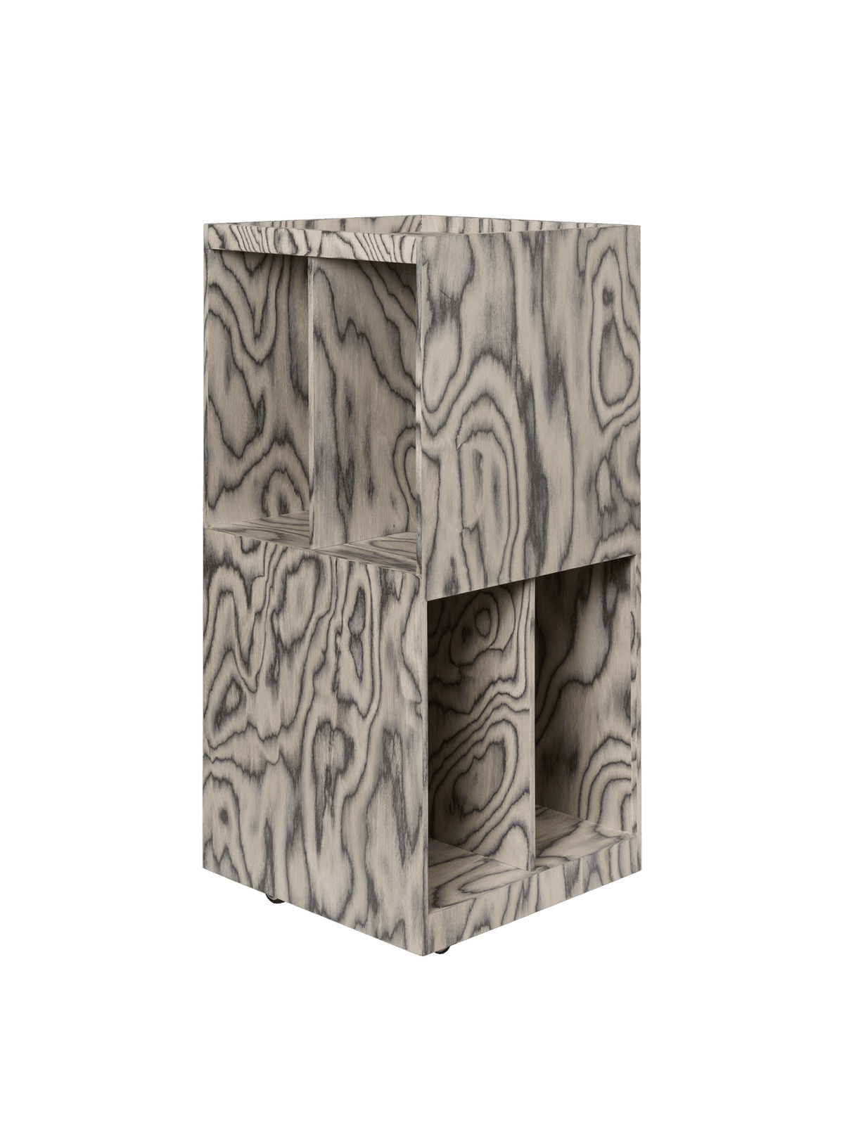 Meuble de rangement en pin gris vernis 35 x 35 x 81 cm Cabri - Ferm Living - The Cool Republic
