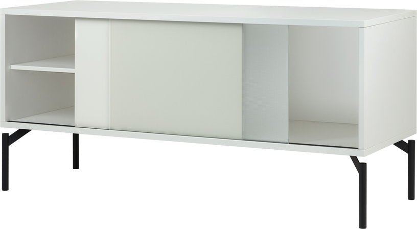 Meuble TV en acier gris amande Met Mini - noo.ma - The Cool Republic