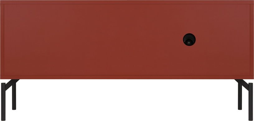 Meuble TV en acier rose terracotta Met Mini - noo.ma - The Cool Republic