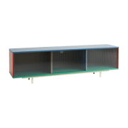 Meuble tv en bois Multi à portes vitrées 180 cm Colour Cabinet - Hay - The Cool Republic
