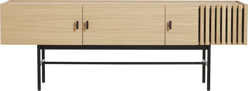 Meuble TV en chêne design 150 cm Array - Woud - The Cool Republic