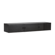 Meuble TV suspendu en chêne noir 150 cm Array - Woud - The Cool Republic