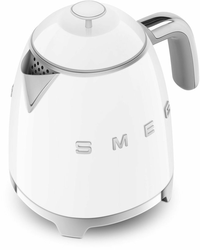 Mini bouilloire double paroi blanche 0,8 L Années 50 - Smeg - The Cool Republic